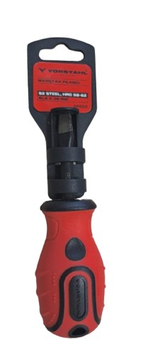 Skrutkovač plochý SL6 x 38mm S2 STEEL QUALITAT VORSTAHL