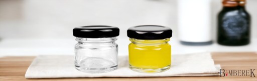 10x SKLENENÁ Dóza 30ml S viečkom MEDOVÝ DŽEM KORENIE malá SVADOBNÁ dóza