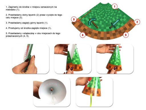 Narodeninové čiapky Forest Animals 6 ks