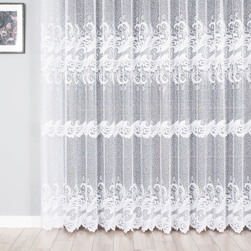 Žakárový záves z metra Biała, výška 250cm