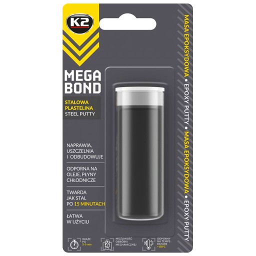 K2 MEGA BOND EPOXIDOVÝ OPRAVNÝ PALSTELÍN 40G