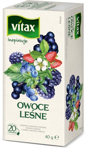 Vitax Inspirations čaj z lesného ovocia 40 kusov