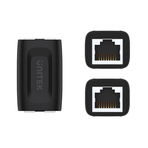 Unitek LAN Barrel Coupler RJ45 (F) - RJ45 (F) Cat.6 1 Gbps, až 100 metrov