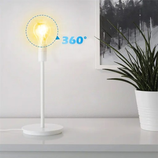 E27 G45 šedá Edison LED žiarovka, ozdobné vlákno, svetlá, účinná, dekoratívna