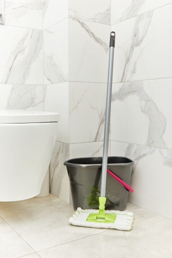 Mop s rukoväťou vo veľkosti MINI, mikrovlákno + rukoväť 80 cm
