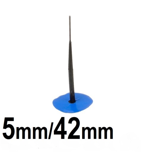 Hríbový kolík prepichnutie pneumatiky opravná gumová záplata 5mm/42mm vulkanizácia 1ks