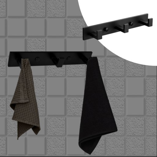 KÚPEĽŇOVÝ VEŠIAK NA UTERÁKY, LOFT DRŽIAK NA HÁK