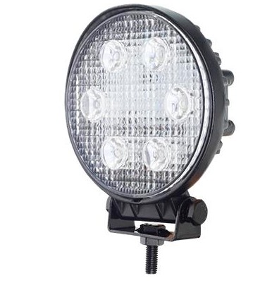 KRUHOVÁ PRACOVNÁ LAMPA 6-LED 10-30V 1300LM FI-116MM