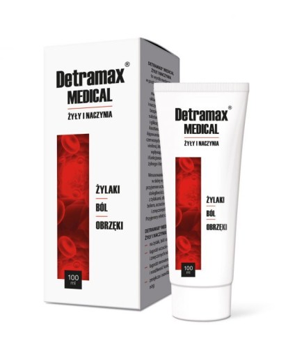 Detramax Medical Gél na žily a cievy 100ml