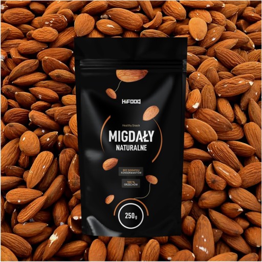 PRÍRODNÉ CELÉ MANDLE 180g HiFOOD CALIFORNIA