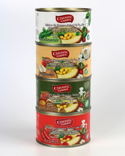 LIBÁNSKÝ HUMMUS S EXTRA KMÍNOU 420g CHTOURA