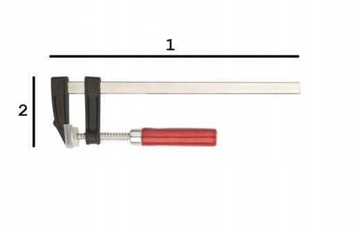 CLAMP CARPENT CLAMP RÚČKA JEDNORUČNÁ 300MM