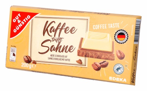 G&G Káva a smotanová čokoláda 200 g DE