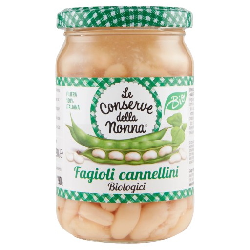 Fagioli Borlotti BIO fazuľa 290g - Conserve della Nonna bio talianska