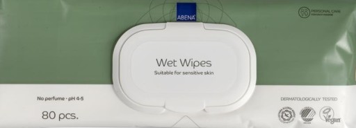 ABENA vlhčené obrúsky 80 ks
