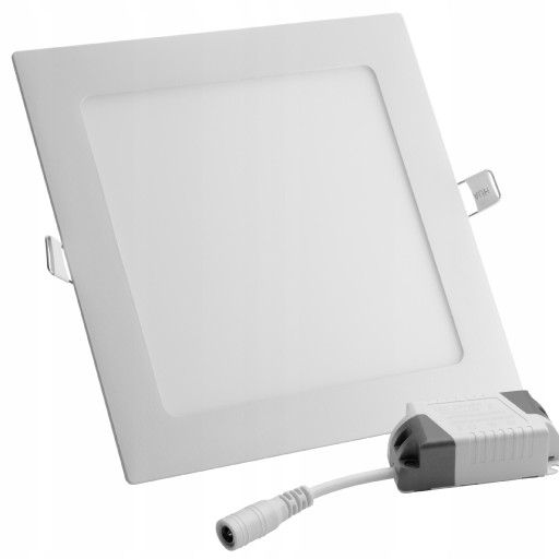 Štvorcový podomietkový LED panel 1620lm 18W CCD NW