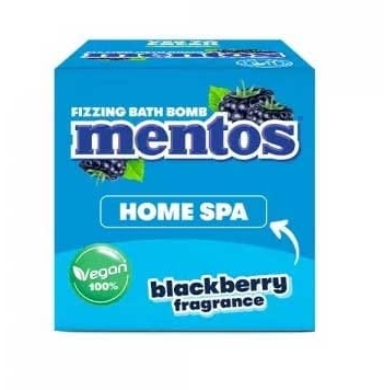 Mentos Blackberry šumivá bomba do kúpeľa, 140g