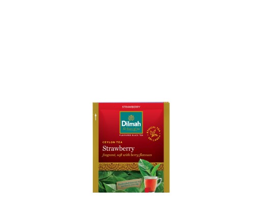 Strawberry Dilmah 25 gastronomických obálok