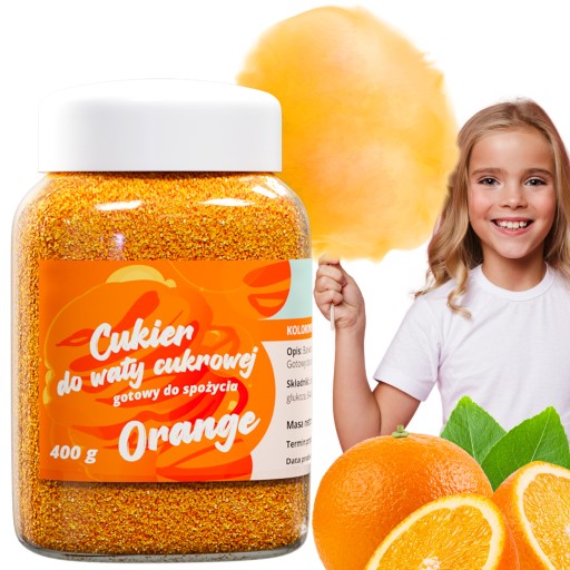 CUKOR NA PLÁVANIE CUKROVINY 400g pomaranč