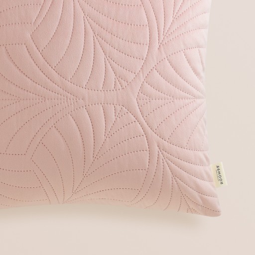 Dekoračná obliečka na vankúš 45x45, zamat Feel, púdrová ružová