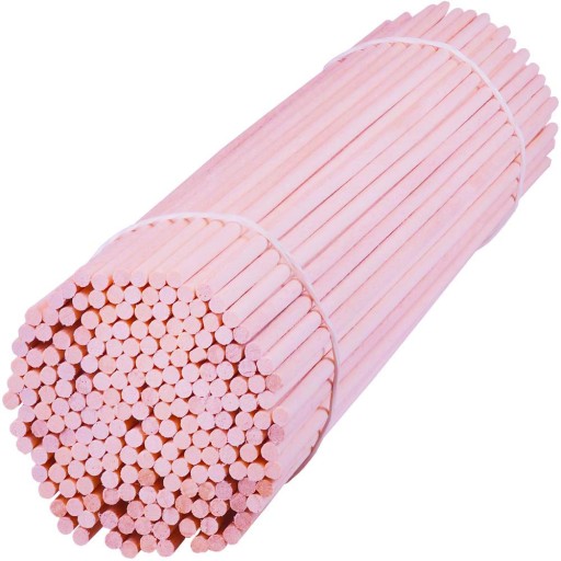 Vatové tyčinky okrúhle bukové tyčinky 40 cm 50 ks