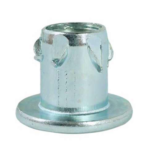 Zásuvka 10x M10 x 15 mm, tepaná nábytková vložka do dreva, nábytkové nožičky