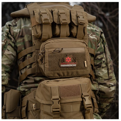 Nášivka na suchý zips VIKING EVAC M-TAC DRAKKAR SHIP PARAMEDYK MORALE COYOTE