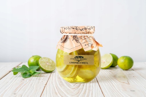 LIMETY V SIRUPE S MÄTOU, PRÍRODNÁ PRÍDAVOK K ČAJU 260G SYMBOL CHUŤ