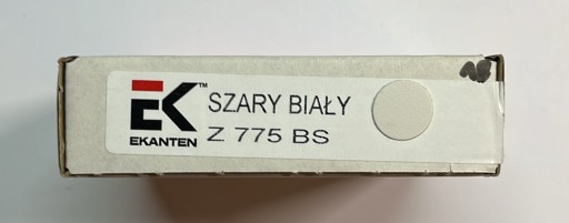 Egger Nábytková zátka sivá biela 775 BS