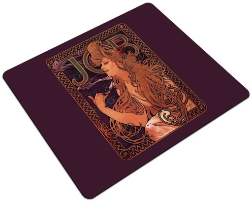 Práca Alfons Mucha podložka 24x19cm