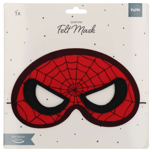 Karneval FILTOVÁ MASKA SPIDER spider man ON GUMA pre deti