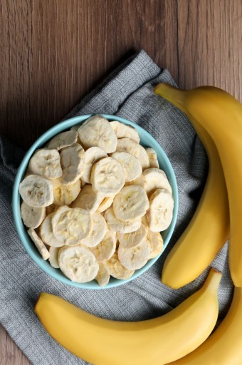 BANÁNOVÉ Plátky MRAZOM 20g Sušené ovocie BEZ CUKRU sladké 0,02 kg