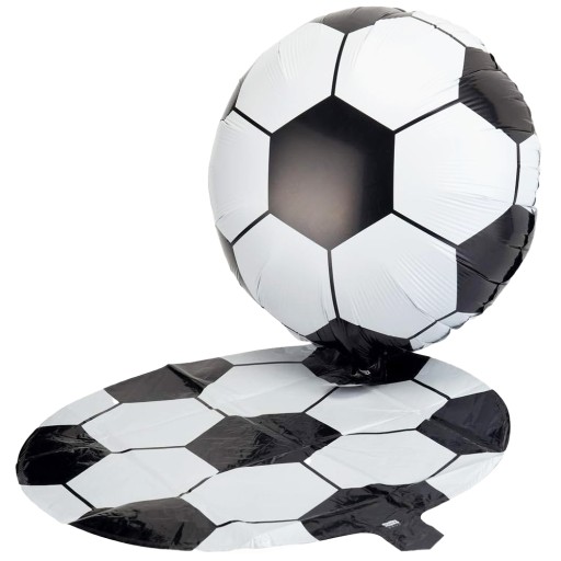 FÓLIOVÝ BALÓN FUTBAL NA NARODENINY S PRILBOU VEĽKÁ 45 cm SADA BALÓNOV 6 KS
