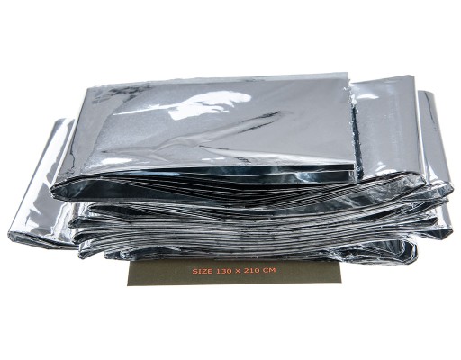 Tepelná záchranná fólia NRC Badger termálna záchranná deka 130 cm x 210 cm