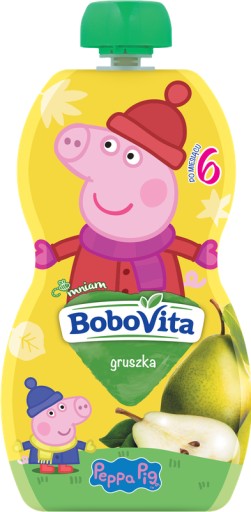 BoboVita Peppa Hrušková pena po 6 mesiacoch 100 g