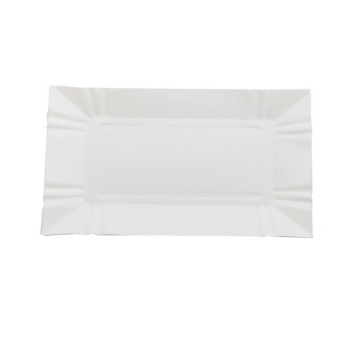 Papierové podnosy taniere gril vafle hranolky 14x24cm - 100 ks.