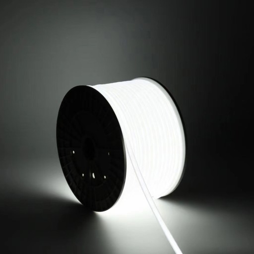 NEON COB LED pás 230V na meter 320LED/m 15W/m IP65 STUDENÁ BIELA