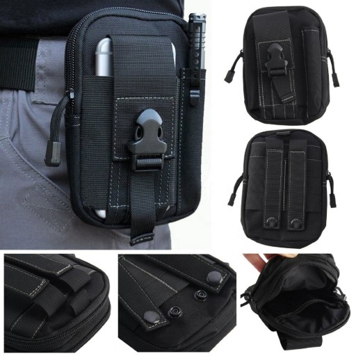 Pánska taška na opasok Tactical Military Phone Vrecko na dokumenty