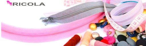 Jazdce zipsov pre pásku na zips ČERVENÁ 3mm -10ks