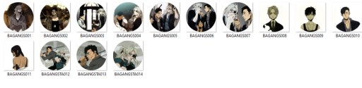 Manga Anime Gangsta Pins VEĽKÝ VÝBER
