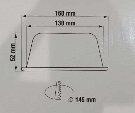 ZÁPUSTNÁ LAMPA 15W 6500K DOWNLIGHT 1220lm