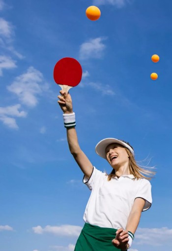 Bezšvové ABS loptičky na stolný tenis a pingpong, sada AVENTO x6
