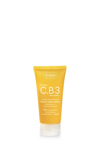 Ziaja hydratačný nočný krém-maska s vitamínom C.B3