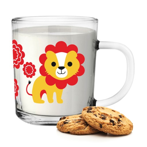 Sklenené hrnčeky Glasmark poháre Tola 200ml Mix Animals 3 ks