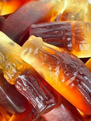 Nádoby na želé COLA, fľaše Cymes, 280g