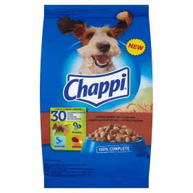 Chappi s hovädzím mäsom a hydinou Kompletné krmivo 500 g