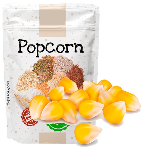 Popcorn 1 kg kukuričného zrna bez soli