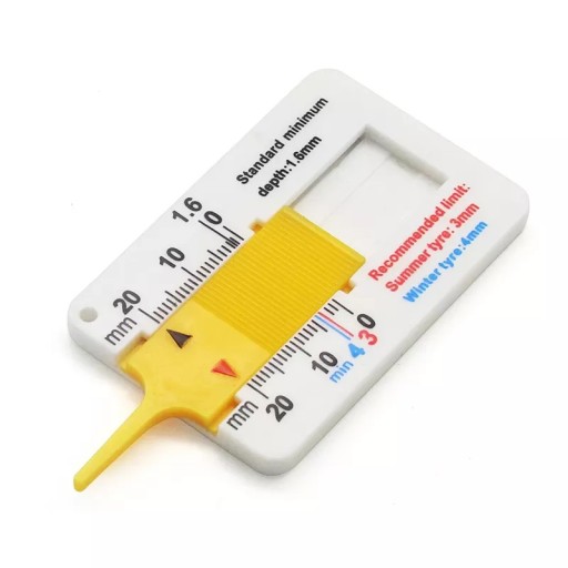 MERANIE MERANIE HĺBKOTESTER NA MERANIE VÝŠKY BEZÉNU PNEUMATÍK