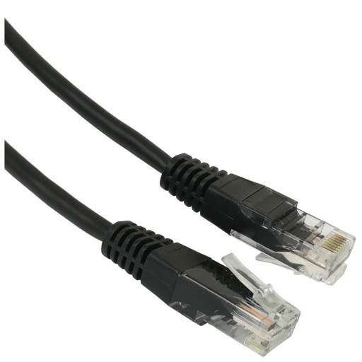 PATCHCORD RJ45/3,0-ČIERNA 3,0 m ABCV