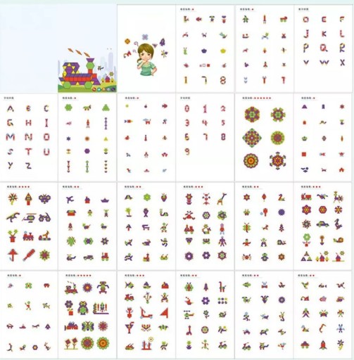 DREVENÁ HRA MONTESSORI PUZZLE 180 dielikov